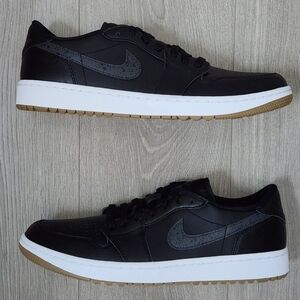 Nike Air Jordan 1 Low G Essentials Golf Shoes Black Gum DD9315-005 Mens Sizes ⛳️